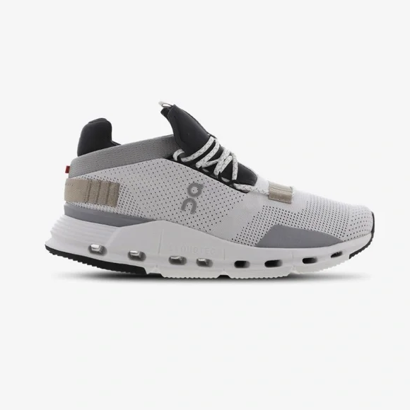 ON Running Cloudnova Women Shoes Size 8 White Sand - Picture 2 of 12